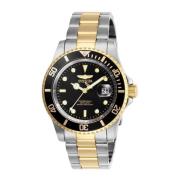 Pro Diver Quartz Horloge - Zwarte Wijzerplaat Invicta Watches , Gray ,...