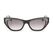 Zonnebril Alexander McQueen , Black , Dames