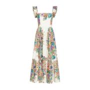 Elegante Lange Jurk voor Modebewuste Vrouwen Etro , Multicolor , Dames