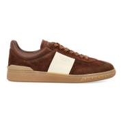 Bruine Lage Sneakers Valentino Garavani , Brown , Heren