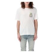 Cherub Palm Grafische T-shirt Amiri , White , Heren