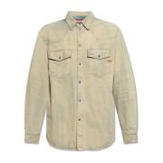 D-Ocean denim overhemd Diesel , Beige , Heren