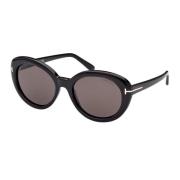 Lily-02 Sunglasses, Black/Smoke Tom Ford , Black , Dames