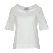 Witte T-shirts voor vrouwen Vicario Cinque , White , Dames