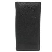 Pre-owned Leather wallets Bvlgari Vintage , Black , Dames