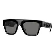 Rock Icons Sunglasses Versace , Black , Heren