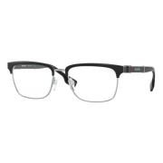 Matte Black Eyewear Frames Burberry , Black , Unisex
