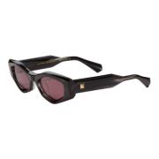 Translucent Black Swirl Sunglasses Valentino , Black , Unisex
