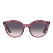 Violet/Grijs Roze Getinte Zonnebril Vogue , Multicolor , Dames