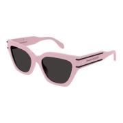 Pink/Grey Sunglasses Alexander McQueen , Pink , Dames