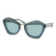 Blue/Blue Sunglasses Charms SMU 01X Miu Miu , Blue , Dames