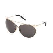 Rose Gold/Grey Sunglasses Tom Ford , Yellow , Dames