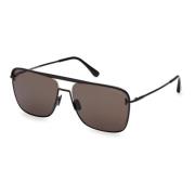 Nolan Sunglasses in Shiny Black/Grey Tom Ford , Black , Heren