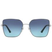 Silver/Blue Shaded Sunglasses Vogue , Multicolor , Dames