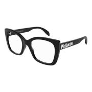 Zwarte brillenframes Alexander McQueen , Black , Unisex