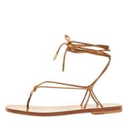 Pre-owned Suede sandals Carolina Herrera Pre-owned , Brown , Dames