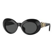 Black/Grey Junior Sunglasses Versace , Black , Unisex
