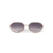 Rose Gold Sunglasses with Pink Shaded Lenses Vogue , Yellow , Dames