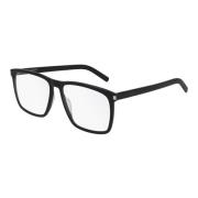Black Slim Eyewear Frames Sunglasses Saint Laurent , Black , Unisex