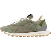 Stijlvolle Sneakers voor Moderne Man RUN OF , Green , Heren