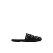 Geweven slides Marsell , Black , Dames