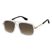 Crystal/Brown Shaded Zonnebril Marc Jacobs , Gray , Heren