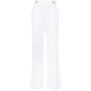 Witte Broek met Sbozzare Detail Pinko , White , Dames