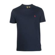 Korte Mouw Custom T-Shirt Ralph Lauren , Blue , Heren