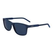 Donkerblauw/Blauwe Zonnebril Lacoste , Blue , Unisex