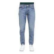 Slim-fit Jeans Selected Homme , Blue , Heren
