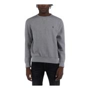 Klassieke Logo Sweatshirt Ralph Lauren , Gray , Heren