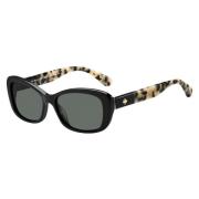 Claretta/P/S Sunglasses in Black/Grey Kate Spade , Black , Dames