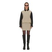 Short Skirts Designers Remix , Beige , Dames