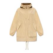 Melia regenjas Moncler , Beige , Dames