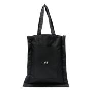 Tote Bags Y-3 , Black , Dames