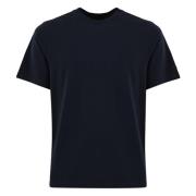 Katoenen Heren T-shirt: Ronde Hals Korte Mouw Rechte Zoom Slim Fit Aut...