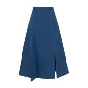 Midi Skirts Crida Milano , Blue , Dames