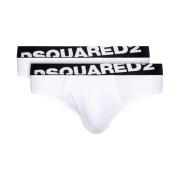 Logo Tailleband Ondergoed Dsquared2 , White , Heren