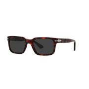 Donker Havana/Donker Grijs Zonnebril Persol , Brown , Heren