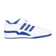 Forum Low Sneakers Wit Blauw Adidas Originals , Multicolor , Heren