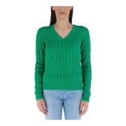 V-neck Knitwear Ralph Lauren , Green , Dames