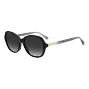 Black/Dark Grey Shaded Sunglasses Yael/F/S Kate Spade , Black , Dames