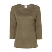 Round-neck Knitwear Allude , Green , Dames