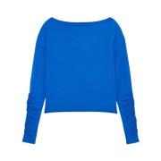 Long Sleeve Tops Patrizia Pepe , Blue , Dames