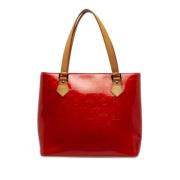 Pre-owned Leather totes Louis Vuitton Vintage , Red , Dames