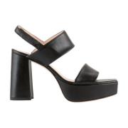 Verhoog je zomerse stijl met chique zwarte sandalen Högl , Black , Dam...