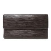 Pre-owned Leather wallets Louis Vuitton Vintage , Brown , Dames