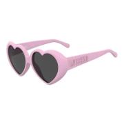 Pink/Grey Sunglasses Moschino , Pink , Dames