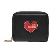 Wallets Cardholders Moschino , Black , Dames