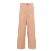 Wide Trousers Pinko , Brown , Dames